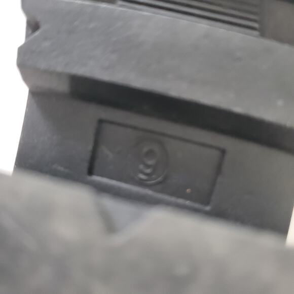 Y2K Mudd Loafers Womens Size 9 Black Chunky Lug Sole Penny Strap Heel Platform - Picture 7 of 10